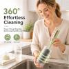 Portable 4-in-1 Electric Baby Bottle Cleaning Brush Set (Green) view 2