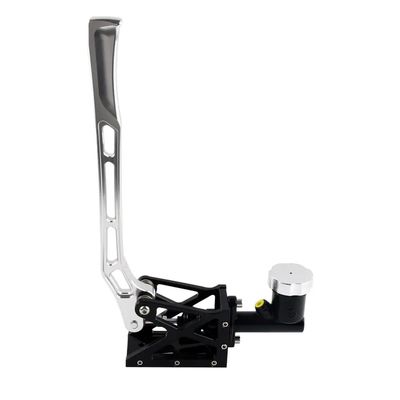 Universal Silver Vertical Hydraulic Handbrake with Oil Tank for Drifting Car Modification Compatible with Various Vehicles DIY Assist(Silver)