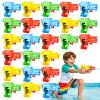 24Pcs Mini Water Gun,Small Plastic Squirt Water Guns,6.5FT Long Range Soaker Blasters for Kids Summer Outdoor Activities,Beach Swimming Pool Toys,Party Favors view 1