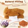 Highland Cow Stuffed Animals with Removable Microwave Heating Pad for Period Cramps Pain, Stress Relief, Weighted Stuffed Animals Lavender Scented Cow Plush for Sooth & Relax, Highland Cow Gifts view 3