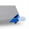 Silver Daycare Cot Sheets Pack of 12, Soft Microfiber Toddler Cot Sheets with Corner Elastic, Standard Size 23 x 52 Inch, Silver Cot Fitted Sheets for Preschool and Daycare view 3
