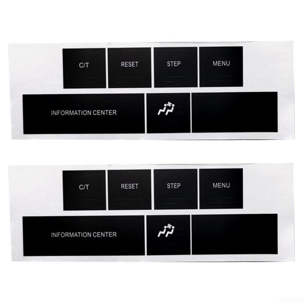 2PCS Control Decal Stickers For CHRYSLER For JEEP High Grade Vinyl For Easy Replacement