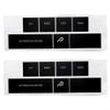 2PCS Control Decal Stickers For CHRYSLER For JEEP High Grade Vinyl For Easy Replacement view 1