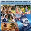 Bubble Gun for Kids, Automatic Rocket Bubble Machine, Handheld & Bicycle Use, Rechargeable Bubble Blower with Solution & LED Light, Summer Outdoor Toy, Gift for Boys Girls Age 3 4 5 6 7 8-12(White) view 3