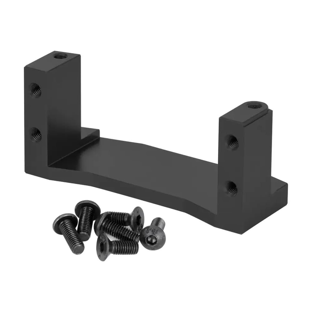 Aluminum Servo Mount Base Holder 54977 Compatible with 1/10 Scale RC Car TT02 TT-02 Upgrade Parts and Accessories(Black)