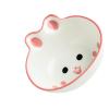 GLOGLOW Bowl Ceramic Kids Bowl, Cute Cartoon Animal Shape Rice for Porridge, Soup, Cereal, Ice Cream, 300g Tableware (Bunny) view 1