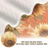 Rustic Sunflower Terracotta Baby Girl Blanket Soft Cotton Newborns Swaddling Blankets Presents for Baby 40'' x 30'' view 2