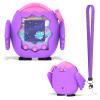 OAJ for Tamagotchi Paradise Case with Lanyard, Cute Standing Owl Silicone Protective Cover for Tamagotchi Paradise Electronic Pet. view 1