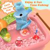 Water Table for Toddlers 1-3Water Table with PumpRole Play Sensory ToysToy Kitchen Sets for Kids Ages 4-8, Play Sink with Running Water & Electric FaucetOutdoor Toys for Toddlers 1-3(Pink) view 4
