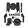RC car Components Compatible with Axial for SCX10 II 90046 1/10 RC Car Parts Front Planetary Transmission Transfer Case Skid Plate Drive Shaft Gearbox Set(Black) view 1