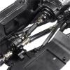 RC car Components Compatible with Axial for SCX10 II 90046 1/10 RC Car Parts Front Planetary Transmission Transfer Case Skid Plate Drive Shaft Gearbox Set(Black) view 2
