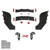 RC Repair Parts Compatible with ARRMA for Limitless 1/7 RC Car Upgrade Parts 1Set Carbon Fiber Pattern Adjustable Spoiler Tail Wing(Red) view 1