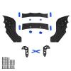 RC Repair Parts Compatible with ARRMA for Limitless 1/7 RC Car Upgrade Parts 1Set Carbon Fiber Pattern Adjustable Spoiler Tail Wing(Red) view 2
