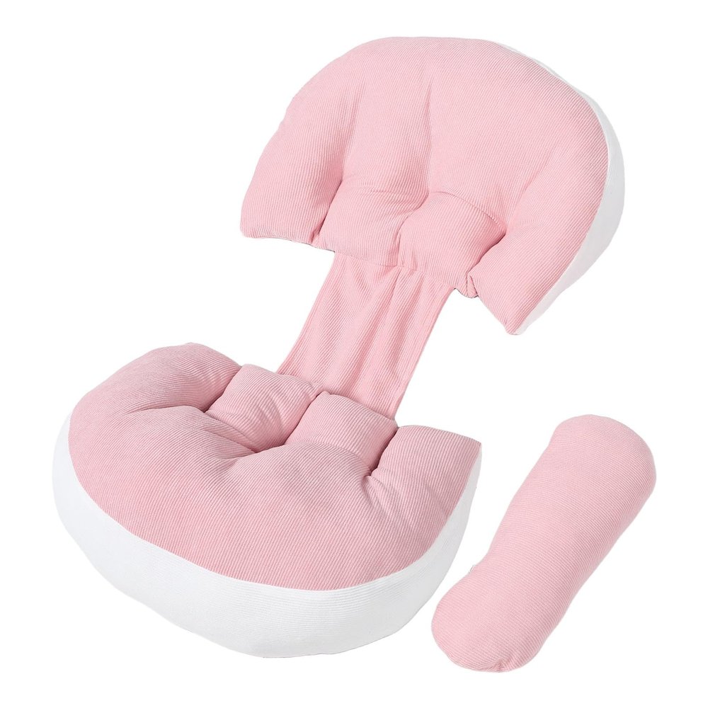 LRXIYODE Maternity Pillow for Pregnant Women U-Shaped Soft Body Pillow Pregnancy Belly Support Waist Support for Back