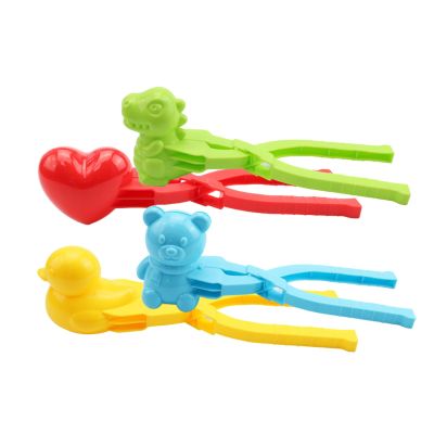 4PCS Snowball Maker Snow Ball Shaper Molds Toys for Kids Snowball Clip Fights Tool Kids Winter Outdoor Toys