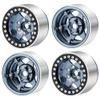 4Pcs 1.9" Beadlock Wheel Rims Hubs Compatible With CC01 TRX6 Wraith 1/10 RC Crawler Car Upgrade Parts(No.78-Titanium) view 2