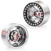 4Pcs 1.9" Beadlock Wheel Rims Hubs Compatible With CC01 TRX6 Wraith 1/10 RC Crawler Car Upgrade Parts(No.78-Titanium) view 3