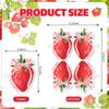 120 Pack Fruit Party Napkins - 6 Designs Watermelon, Strawberry, Lemon, Orange, Kiwi and Tropical Fruit Shapes Disposable Paper Napkins for Tutti Frutti Tropical Themed Decor, Birthdays, BBQs, Picnics view 2
