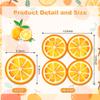 120 Pack Fruit Party Napkins - 6 Designs Watermelon, Strawberry, Lemon, Orange, Kiwi and Tropical Fruit Shapes Disposable Paper Napkins for Tutti Frutti Tropical Themed Decor, Birthdays, BBQs, Picnics view 3