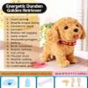 AI Puppy Robot Dog That Acts Like a Real Dog, Touch Sensing & Voice Mimic Interactive Robot with Sounds, Leash Remote & 30 Songs, for Preschoolers,Rechargeable (Golden Retriever) view 2