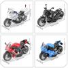 4-Pack Motorcycle Toys for Kids - Friction Powered with Lights,Sounds & Automatic Drive,Diecast Police Motorcycle Model Toys,Toddler Dirt Bike Toys,1:12 Pull Back Toy Motorcycle for Kids Age 2-4 3-5 view 4