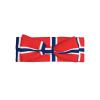 QAZWZML Multifunctional Baby Bow Headband Norwegian flag Printed Elastic Headband Suitable For Everyday Wear By Babies view 1