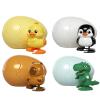 Boom Eggs, Wind-Up Surprise Egg, Rotate to Hatch Walking Animal Toy, Reusable Clockwork Surprise Eggs, Fun Easter Party Favors, Gag Gifts for Kids Boys Girls (4 PCS) view 1