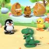 Boom Eggs, Wind-Up Surprise Egg, Rotate to Hatch Walking Animal Toy, Reusable Clockwork Surprise Eggs, Fun Easter Party Favors, Gag Gifts for Kids Boys Girls (4 PCS) view 2