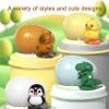 Boom Eggs, Wind-Up Surprise Egg, Rotate to Hatch Walking Animal Toy, Reusable Clockwork Surprise Eggs, Fun Easter Party Favors, Gag Gifts for Kids Boys Girls (4 PCS) view 3