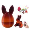 YHWABOICE Easter 3D Printing Mystery Rabbit Egg, Surprise Egg Party Favors with Bunny Inside, Holiday Decor Gifts for Gifting, Bunny Egg Easter Basket Stuffers Gifts for Kid & Adults (#15) view 1