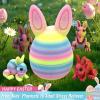 YHWABOICE Easter 3D Printing Mystery Rabbit Egg, Surprise Egg Party Favors with Bunny Inside, Holiday Decor Gifts for Gifting, Bunny Egg Easter Basket Stuffers Gifts for Kid & Adults (#15) view 3