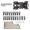 RC Metal Link Tie Rod Pull Rod with End Ball Set Stainless Steel Assembly for 313mm Wheelbase 1/10 RC Car view 2