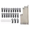 RC Metal Link Tie Rod Pull Rod with End Ball Set Stainless Steel Assembly for 313mm Wheelbase 1/10 RC Car view 4