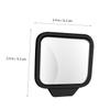 FUNOMOCYA Rearview Mirror and Observation Mirror for Backseat with Wide Angle, Shatterproof Design, Adjustable for Safety and Blind Spot Monitoring in Vehicle view 2