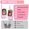 Lapare Kids Video Walkie Talkies, 2-Way Rechargeable Walkie Talkies with Screen, HD Real-time Video Outdoor Toys for Toddlers, for Boys 3 4 5 6 7 8+ view 2