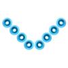 Aluminum Alloy Cup Head Screw Gasket Set Precision CNC Machined M4 Washers for 1/10 Scale RC Model Cars Blue or Imitation Titanium 8 Pieces (Blue) view 3