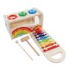 CFTGIW Hammering Pounding Xylophone Toy Educational Wooden Xylophone Ball Toys for Kids Boys Girls Toy Two a One Makes Only Multifunctional Hammering Not Also view 1