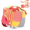 CFTGIW Multifunctional Cloth Cubic Learning Toy with Zipper Button Buckle Shoelace The Can of Easily Untied and Development Promote The Through Hands Practice Baby ToyCloth (Colorful) view 4