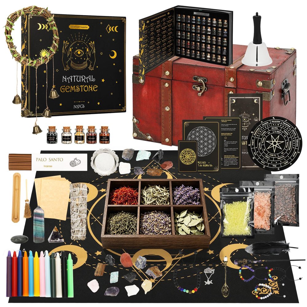 Gereat 200PCS Witchcraft Supplies