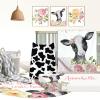 Kryvoxc Personalized Baby Crib Bedding Set, Custom Name Nursery Bedding, Farm Cow 5 Pcs Baby Bedding Set for Girl Boy, Double Layer Crib Set, Custom Gifts view 1