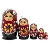 Russian Nesting Dolls 5 Pieces Wooden Girls Stacking Dolls for Kids Home Room Decoration Gift view 1