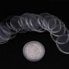100Pcs 32mm Clear Coin Capsules, Plastic Coin Holder Storage Container for Collection & Organizing view 4