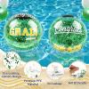 12 Pcs Graduation Beach Balls 16 Inch Class of 2026 Inflatable Green Glitter Beach Ball Large Congrats Grad PVC Confetti Pool Balls for 2026 Graduation Party Decor Summer Swimming Pool Party Supplies view 3