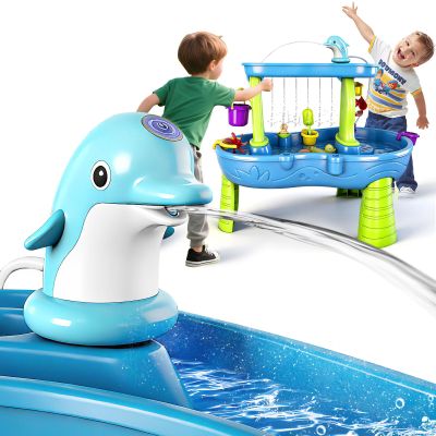 PracticeJQDEN Wireless Water Table Pump, Ultra Quiet for Kids