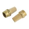 2PCS Brass Exhaust Pagoda Muffler M5 1/8"1/4"3/8"1/2" Silencer Noise Filter External Thread(JL2) view 1