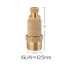 2PCS Brass Exhaust Pagoda Muffler M5 1/8"1/4"3/8"1/2" Silencer Noise Filter External Thread(JL2) view 2