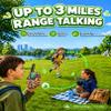 Walkie Talkies for Kids 4 Pack Outdoor Toys Games for Boys Girls 3 Miles Long Range Walkie Talkie Rechargeable with Clear Sound Camping, Hiking, Birthday Gifts for 3 4 5 6 7 8 9 10 11 12 Year Old Kids view 2