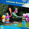 24 Pack 18 Inch POW Inflatable Bats Blow up Baseball Bat Inflates Bulk for Carnival Birthday Swimming Pool Baseball Party Favors view 3