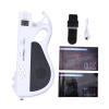 SPYMINNPOO Kids Electric Guitar, Foldable Guitar Toy with Lights Stringless Musical Instrument with 7 Sounds for Boys Girls (White) view 2