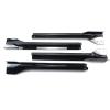 Compatible for Jeep Grand Cherokee SRT/SRT8/Wk2 2012-2021 Car Side Skirt Extension Splitter Lip Spoiler Diffuser Accessories(Gloss Black) view 1